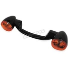 Bikers Choice Black Rear Turn Signal Lights And Bar W/amber Lens - 161801. Fixed Price $205.08.