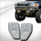 For 05/06-10 Hummer H3/H3T Chrome Side Marker Fender Reflector Lights Lamps Ks. Fixed Price $43.95.
