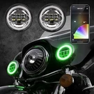 4.5" Rgb Harley Running Light Xkchrome Bluetooth App Controlled Kit. Fixed Price $197.99.