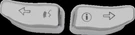 Drag Specialties 2106-0361 Chrome Turn Signal Switch Extensions For Harley. Fixed Price $37.74.