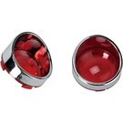 Drag Specialties Visor-style Bezel/lenses Red 2020-0398. Fixed Price $49.50.