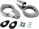 Drag Specialties 2020-1271 Chrome 49MM Front Turn Signal Relocation Kit. Fixed Price $106.03.