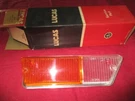 Triumph TR6 Right Front Turn Signal Lens Amber & Clear Nos Lucas 54579196, L827. Fixed Price $269.44.
