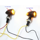 Black Super Mini Led Turn Signal Light For Harley Street Bob Fat Boy Low Rider. Fixed Price $19.95.