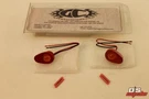 Greggs Customs Yamaha 2003-05 R6 Red/amber Flush Mount Turn Signals. Fixed Price $59.95.