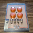 Genuine Harley Davidson Smoked Bullet Turn Signal Lens Kit 69304-02 / 69374-05. Fixed Price $14.00.