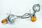 00 Harley Touring Electra Classic Oem Front Turn Signal Indicators Aux Light Bar. Fixed Price $141.53.