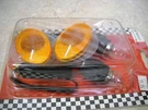 Nos Bike Master Small Oval Amber Lights 26-8270. Fixed Price $31.99.