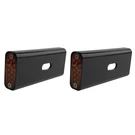 Pro-one Black Billet Rear Amber Led Fender Strut Marker Lights 909108B. Fixed Price $138.56.