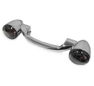 Bc Chrome Turn Signal Marker Light Bar Smoke Lens Harley Heritage Softail 86-06. Fixed Price $247.20.