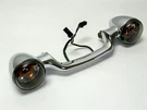 Harley-davidson 2008 Cvo FLHTCUSE3 Rear Turn Signal Light Bar Chrome 68508-04. Fixed Price $129.00.