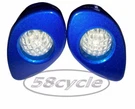 2004-2006 Yamaha YZF-R1 Greggs Custom Signals Blue Fluted Front Lights. Fixed Price $98.95.