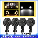 Motorcycle Led Turn Signals Amber White Lights Indicator Sequential Flowing Drl. Fixed Price $25.64.