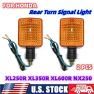2X Rear Turn Signal Indicator Blinker Light For Honda XL250R XL350R XL600R NX250. Fixed Price $16.00.