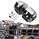 Chrome Handlebar Control Switch Housing Cover Kit For Harley Road King Sportster. Fixed Price $36.99.