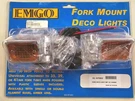 Front Fork Tube Mount Custom Turn Signals Harley Chopper Softail Wide Glide Dyna. Fixed Price $69.99.