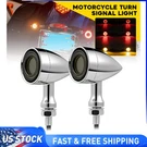 Motorcycle Led Bullet Turn Signals Light Brake Blinker Indicator Lamp Amber+red. Fixed Price $25.99.