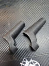Nos Genuine Harley Black Wrinkle Turn Signal Mounts.. Fixed Price $52.99.