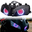 Fully Assembly Headlight Red Devil White Angel Eye Projector For Honda CBR600RR. Fixed Price $309.99.