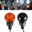 Black Led 1157 Flat Front Turn Signals For Harley Touring King Glide Softail. Fixed Price $54.29.