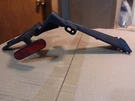 Triumph Number Plate Hanger Upper T2302024 Moulding With Reflectors T2703030. Fixed Price $30.00.