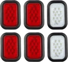 6PCS 5"X3" Rectangle Led Stop/turn/tail/brake & Backup Reverse Truck Trailer .... Fixed Price $69.67.