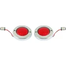 Custom Dynamics Led Flat Turn Signals Chrome Red Lens PB-FB-R-1156CR. Fixed Price $149.95.