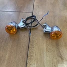 Oem Harley 15-23 Touring Road Glide Chrome Front Turn Signals Pair Set. Fixed Price $108.00.