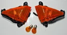 Kawasaki Ninja ZX6/636, ZX10, ZX14, Concours, Front Turn Signal Lenses, Amber. Fixed Price $44.95.
