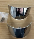 V-twin Chrome Rear Turn Signal Visors For 86 & Up Touring Models 42-0199. Fixed Price $28.50.