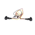 Black M8 Mini Led Turn Signal Lights For Harley Softail Fxsb Touring Flht Flhr. Fixed Price $9.95.