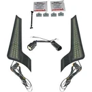 Custom Dynamics CD-FASCIA-SS6SB Black Smoke Led Panels For 10-13 Flhx. Fixed Price $199.95.