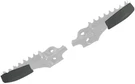 Ufo Supermoto Footpeg Protectors For Honda Front. Fixed Price $20.88.