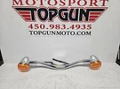 2009 - 2011 Kawasaki Vulcan Front Turnsignal Stay & Flashers Set. Fixed Price $87.99.