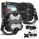 Led Off Road Lights 5" Spot Beam Side Shooter White Amber Drl Driving Pods. Fixed Price $161.94.