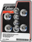 Colony Rocker Shaft End Plug Big Twin Replacement Chrome Complete Set 8224-8. Fixed Price $55.99.