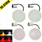 1157 Front And 1156 Rear Led Bullet Turn Signal Lights Smoke Lens Fit For Harley. Fixed Price $16.08.