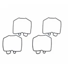 Carburetor Float Bowl Gasket For Honda 4/PACK 16010-MC8-671 16010-MA1-671. Fixed Price $19.19.