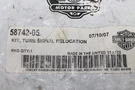 Harley Davidson Turn Signal Relocation Kit 58742-05. Fixed Price $40.00.