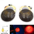 2X1156 Led Rear Turn Signal Light Blinker W/ Smoke Lens Cover 3" For Harley Usa. Fixed Price $42.03.