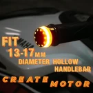Motorcycle Led Bar End Lights Amber Turn Signal Indicators Black Finish. Fixed Price $48.79.