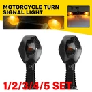 Motorcycle Turn Signal Indicator Light Blinker Lamp Amber For Suzuki 12V 1-5SET. Fixed Price $29.44.