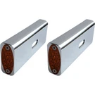 Pro-one Perf.mfg. 06-16 Dyna Fender Strut Mrkr Amb Chr (pr) 909105. Fixed Price $157.00.