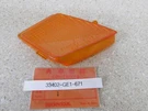 Nos 85-07 Honda CH80 Elite CH150 Oem Rh Front Turn Signal Lens 33402-GE1-671. Fixed Price $10.95.