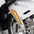 Show Chrome Marker Lights Clear Lens/amber Leds GL1800 52-922A. Fixed Price $119.95.