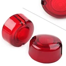 Red Turn Signal Lens Cover For Harley Dyna Fxd Fxr Sportster Xlh 883 1200 Fxst. Fixed Price $16.06.
