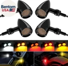 Motorcycle Bullet Front Rear Turn Signal White Amber Light Smd Blinker Indicator. Fixed Price $82.00.
