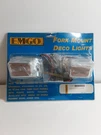 New Emgo Fork Mount Deco Marker Lights Chrome Amber Fits 35, 39 & 41 Mm Tubes. Fixed Price $65.99.