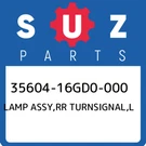 35604-16GD0-000 Suzuki Lamp Assy,rr Turnsignal,l 3560416GD0000, New Genuine Oem. Fixed Price $158.38.