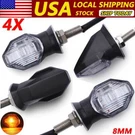 4X Mini Motorcycle Led Amber Turn Signal Lights Blinker Indicators Dirt Bike 12V. Fixed Price $15.95.